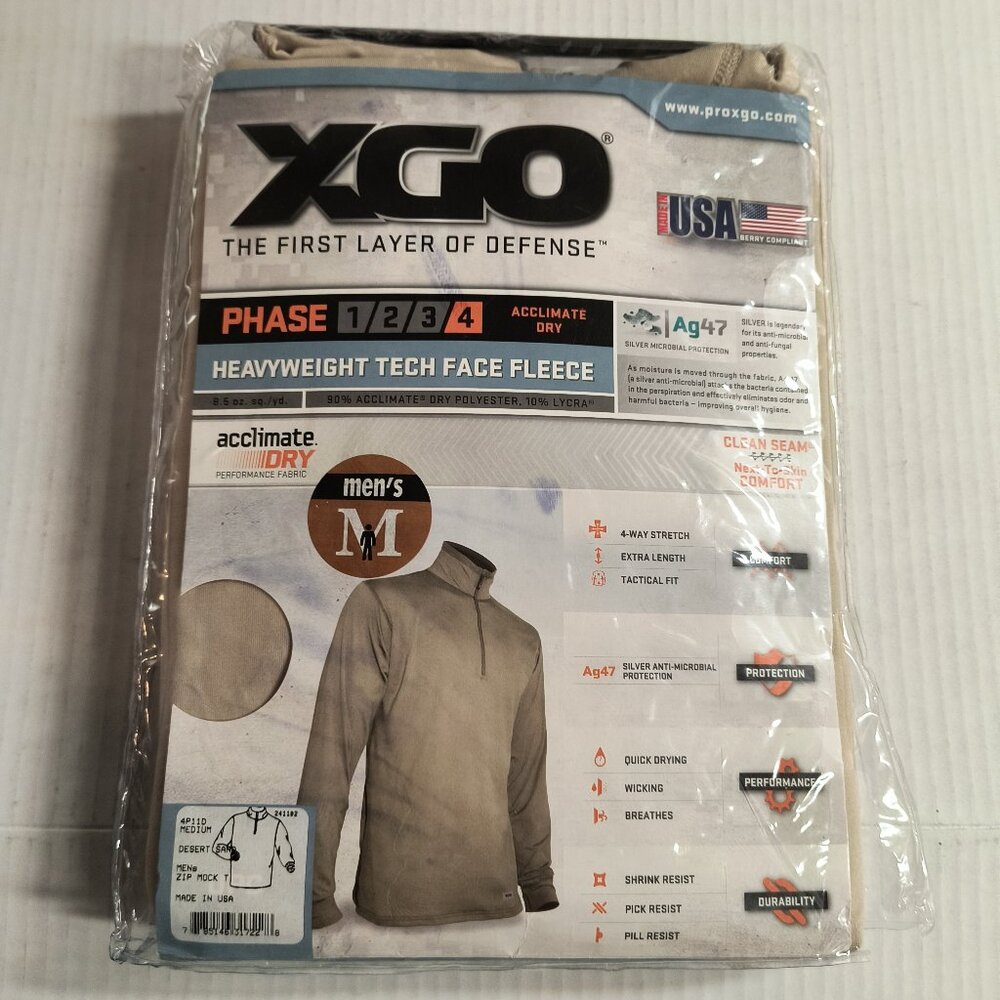 XGO Heavyweight Tech Face Fleece-Men's M-Desert Sand